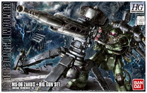 1144 HG Zaku II + Big Gun (Gundam Thunderbolt Anime Ver.) (1)