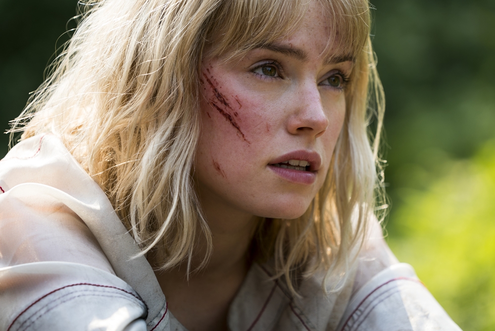 Daisy Ridley as Viola Eade in Chaos Walking. Photo Credit: Murray Close