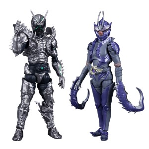 P-BANDAI  Shodo-Kamen Rider SHADOWMOON & Mantis Phantom Set (1)