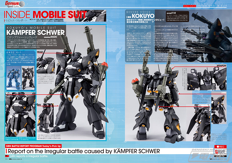 P-Bandai MG 1100 Kampfer Schwer (2)