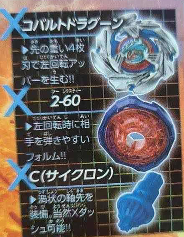 BEYBLADE X  Cobalt Dragoon 2-60C (2)