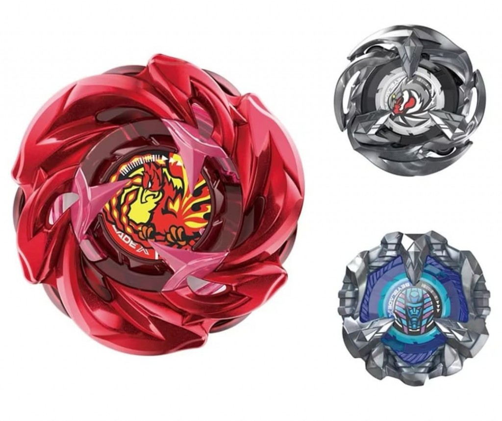 BEYBLADE X  UX07 Phoenix Rudder Deck Set 2