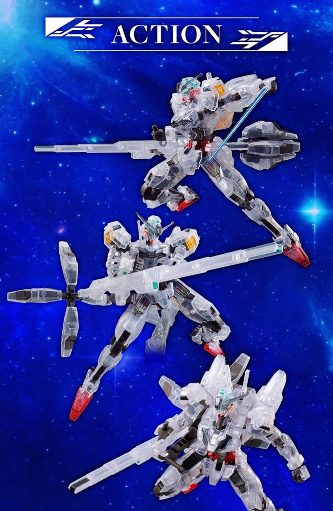 THE GUNDAM BASE  HG 1144 Gundam Calibarn [CLEAR COLOR] (9)