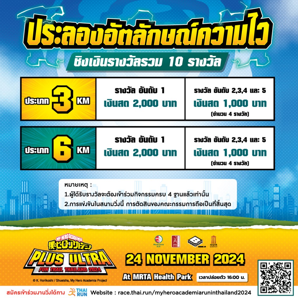 My hero academia Plus Ultra FUN TRAIL THAILAND 2024 (6)