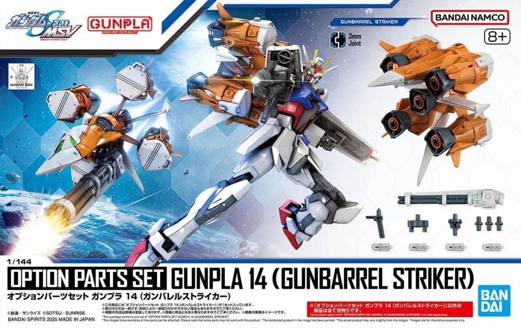 option parts gunpla gunbarrel striker